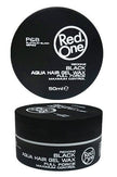 RED ONE AQUA HAIR GEL WAX BLACK 1.69 OZ