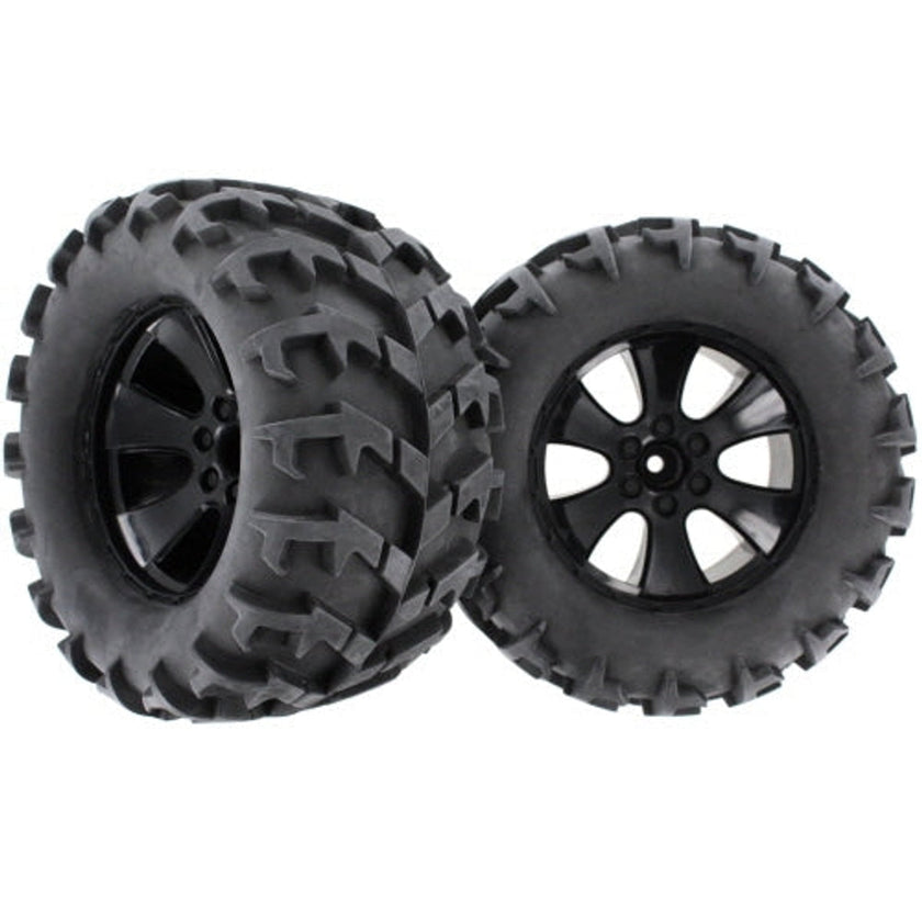 Redcat Racing 904-014 Tire Unit V-pattern Black 2 Pcs NIB