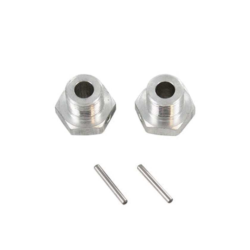Redcat Racing BS809-007 Aluminum Wheel Hex w/ Pin (2pcs ea) (Silver)