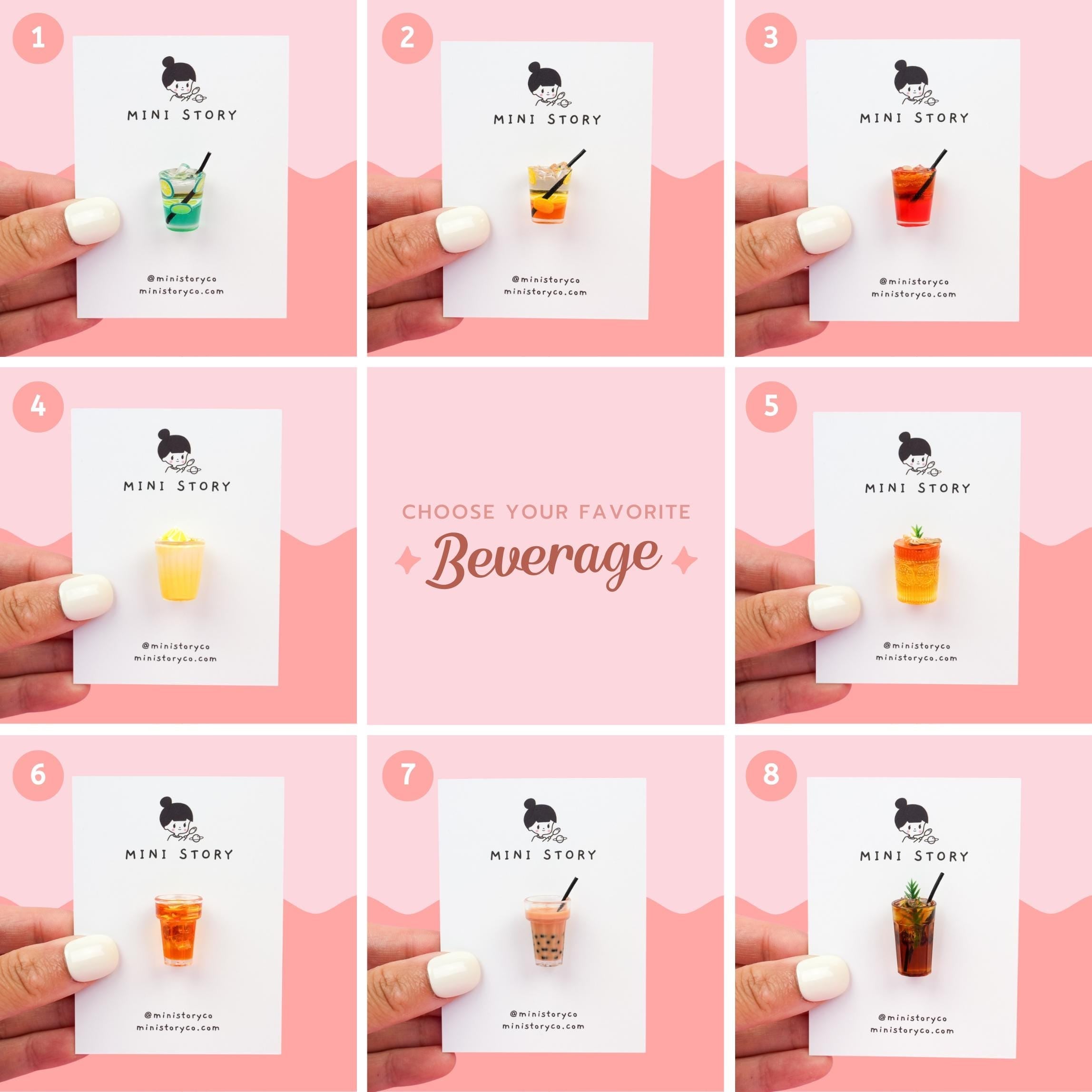 Refreshing Beverage Pin | Soft Drinks Accessory