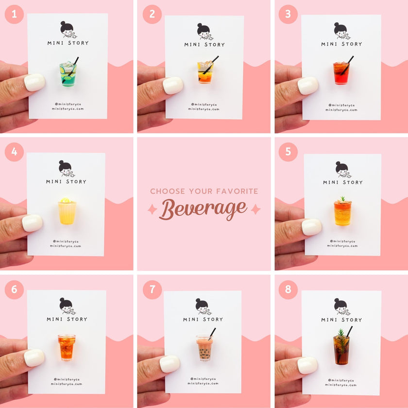 Refreshing Beverage Pin | Soft Drinks Accessory