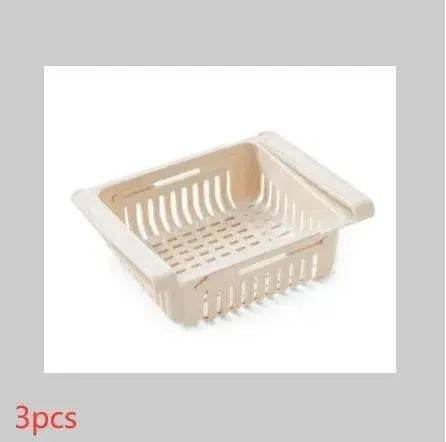 Refrigerator Telescopic Storage Basket - Modern and Stylish Organization