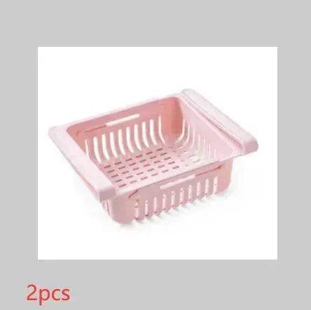 Refrigerator Telescopic Storage Basket - Modern and Stylish Organization