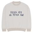 Flock Off  Knitted Verba Unisex crew neck sweater