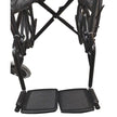 Replacement footrest for Wheelchair - Steel in Black