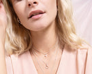 petit collier cercle réversible