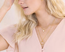 Collier avec perle rose - Perle d'eau douce naturelle