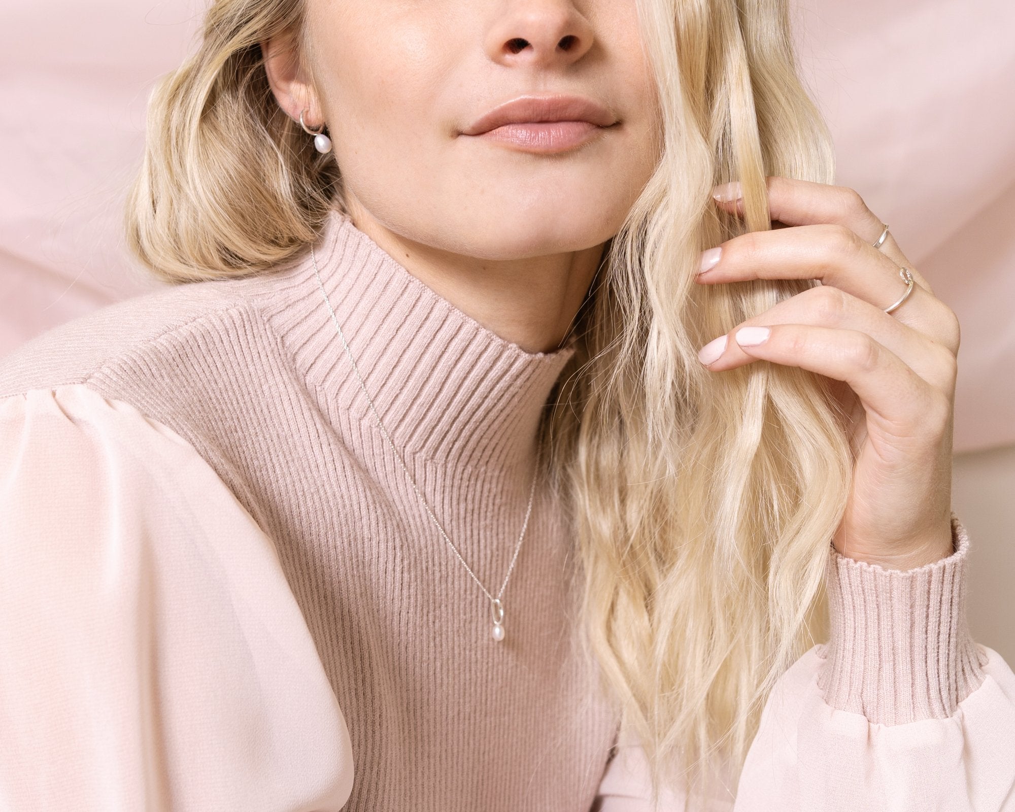 pendentif délicat avec perle naturelle