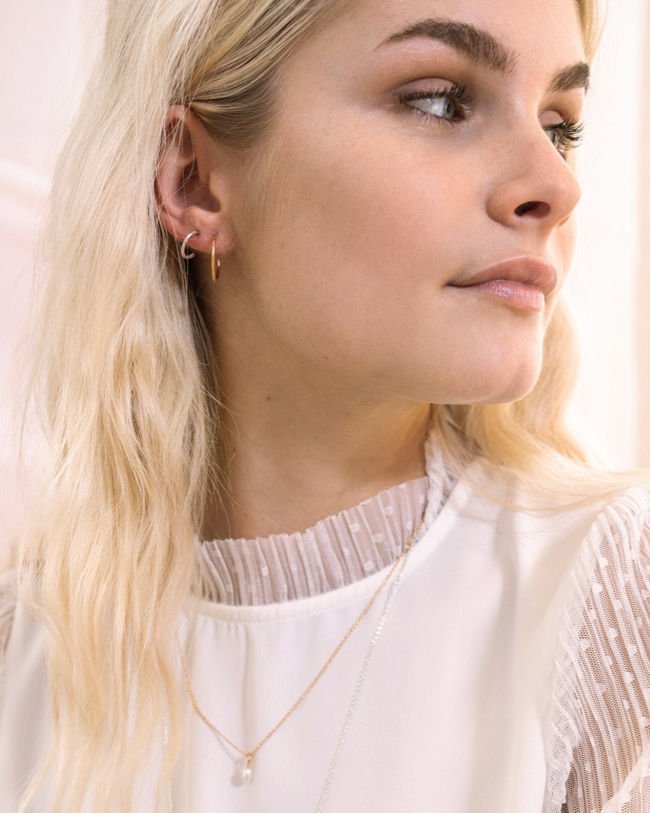 petites créoles en argent sterling