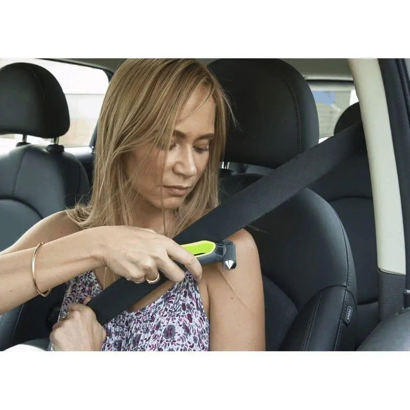 ResqHammer, Seatbelt Cutter and Window Breaker, Car Escape Emergency Hammer