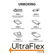 UltraFlex® RestEasy- Reversible Gel-Infused Foam Mattress, Ideal for Bunk Beds, Trundle Beds, Caravans, RV, Bamboo Feel, CertiPUR-US® Certified, Medium Firmness, Conveniently Boxed (Made in Canada)