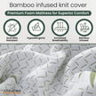 UltraFlex® RestEasy- Reversible Gel-Infused Foam Mattress, Ideal for Bunk Beds, Trundle Beds, Caravans, RV, Bamboo Feel, CertiPUR-US® Certified, Medium Firmness, Conveniently Boxed (Made in Canada)