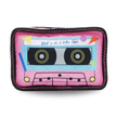 Retro 80s Mixtape | Durable Quilted Squeaky Plush Dog Toy with Reinforced Edges