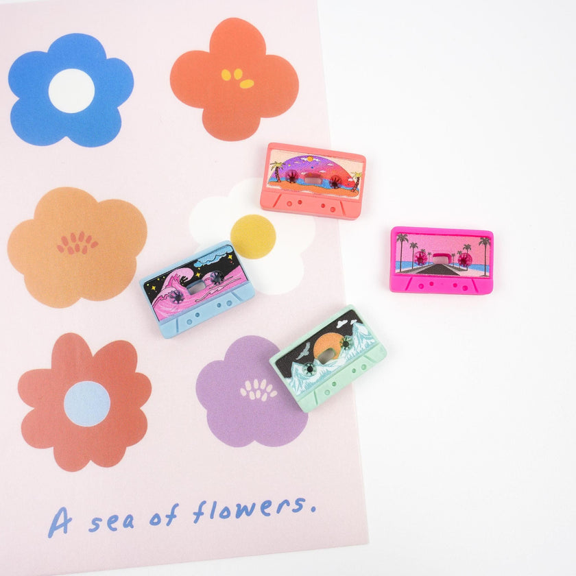 Retro Cassette Tape Pin