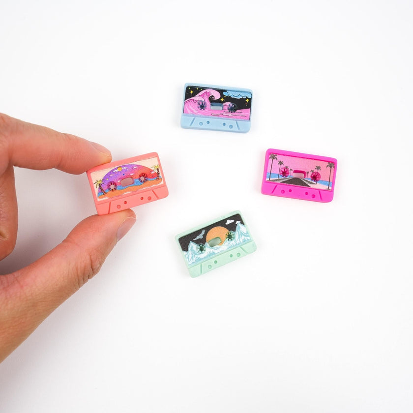 Retro Cassette Tape Pin