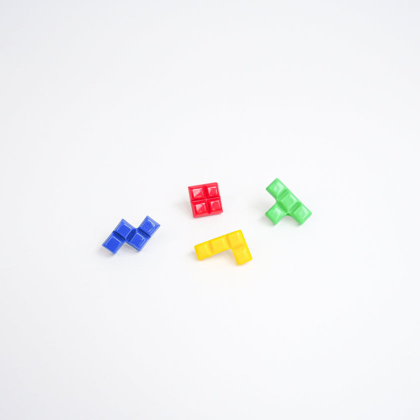 Retro Gaming Tetris Pin
