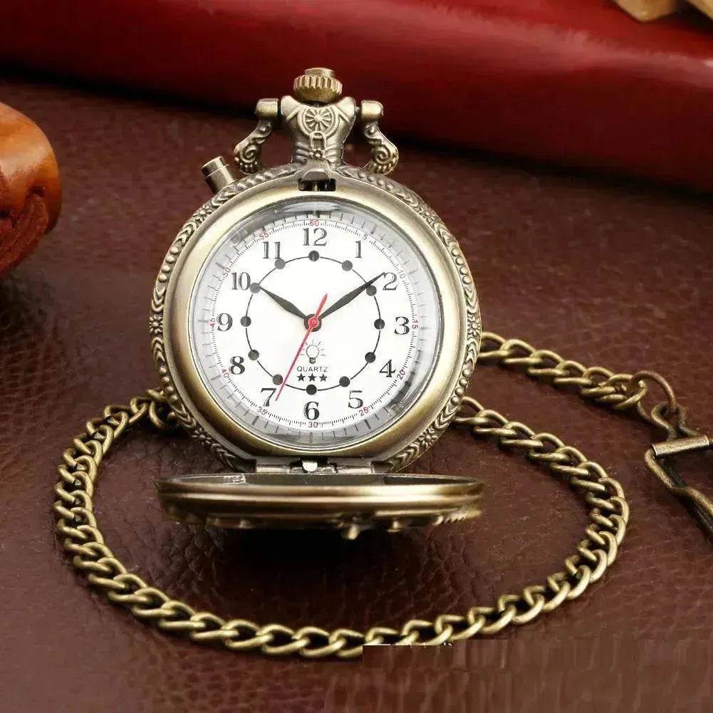 Retro LED Motorcycle Design Pendant Quartz Clock