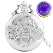 Retro LED Motorcycle Design Pendant Quartz Clock