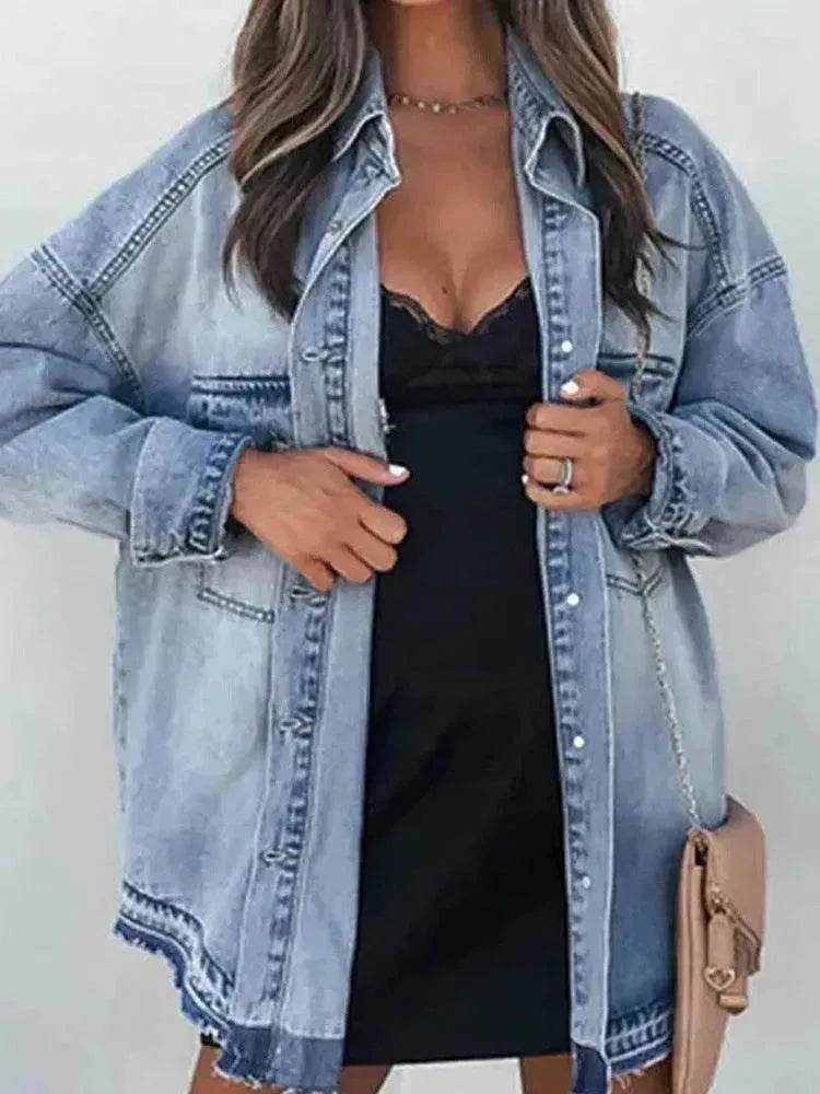 Retro Outer Long-sleeves Top For Women