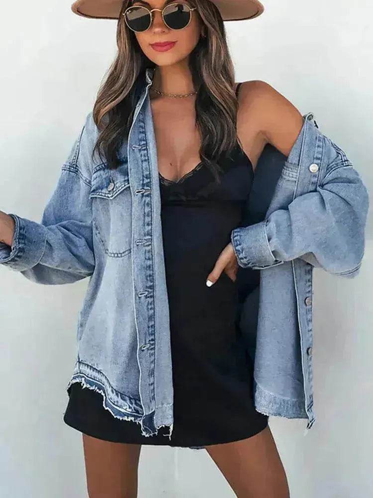 Retro Outer Long-sleeves Top For Women