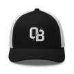 Black (White Mesh) - Trucker Snapback