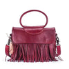 Retro women's messenger Cattle Leather Handbag