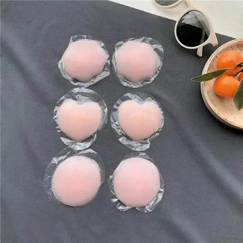 Reusable Silicone Nipple Covers – Self-Adhesive Invisible Breast Lift Pasties