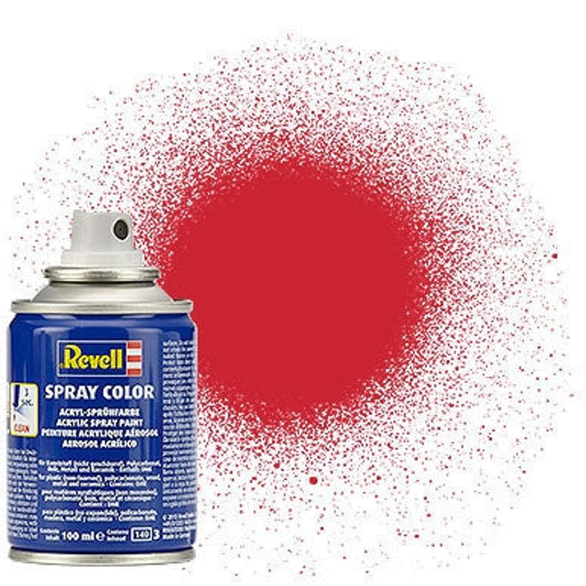 Revell Fiery Red Silk Acrylic Spray 100ml