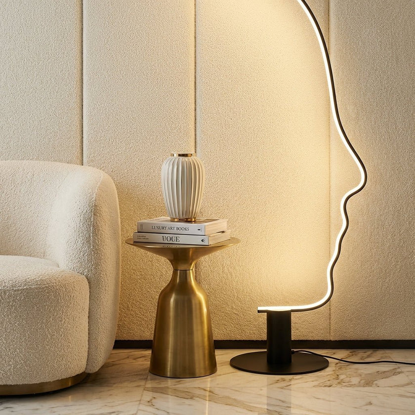 Reykjavik Face Profile Floor Lamp