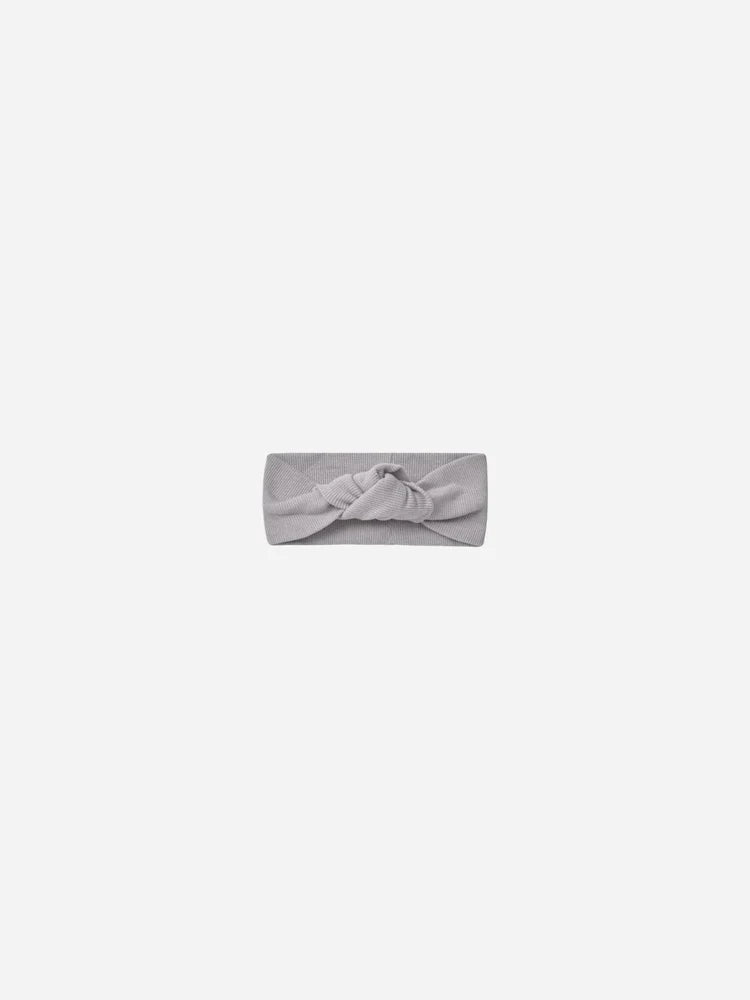 Ribbed Knotted Headband | Quincy Mae | Periwinkle
