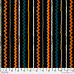 Freespirit - Storybook Halloween- Rachel Hauer - Ric Rac Stripe - Black
