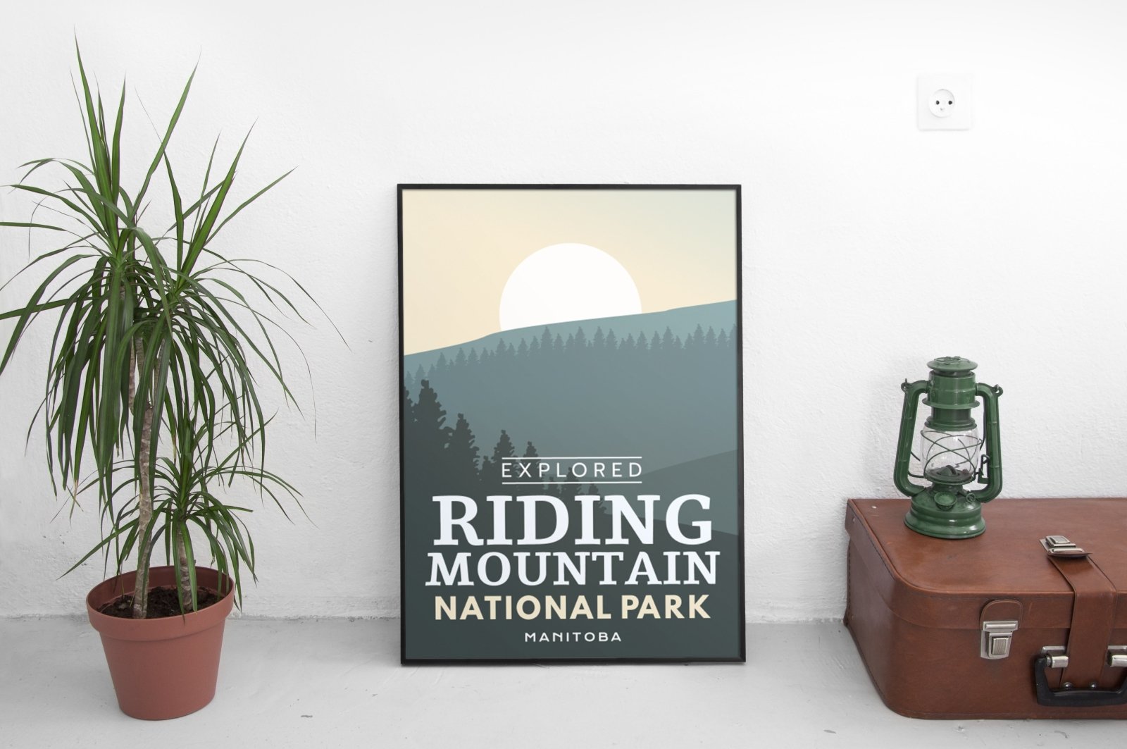 Riding Mountain National Park 'Explored' Poster, Canada Parks