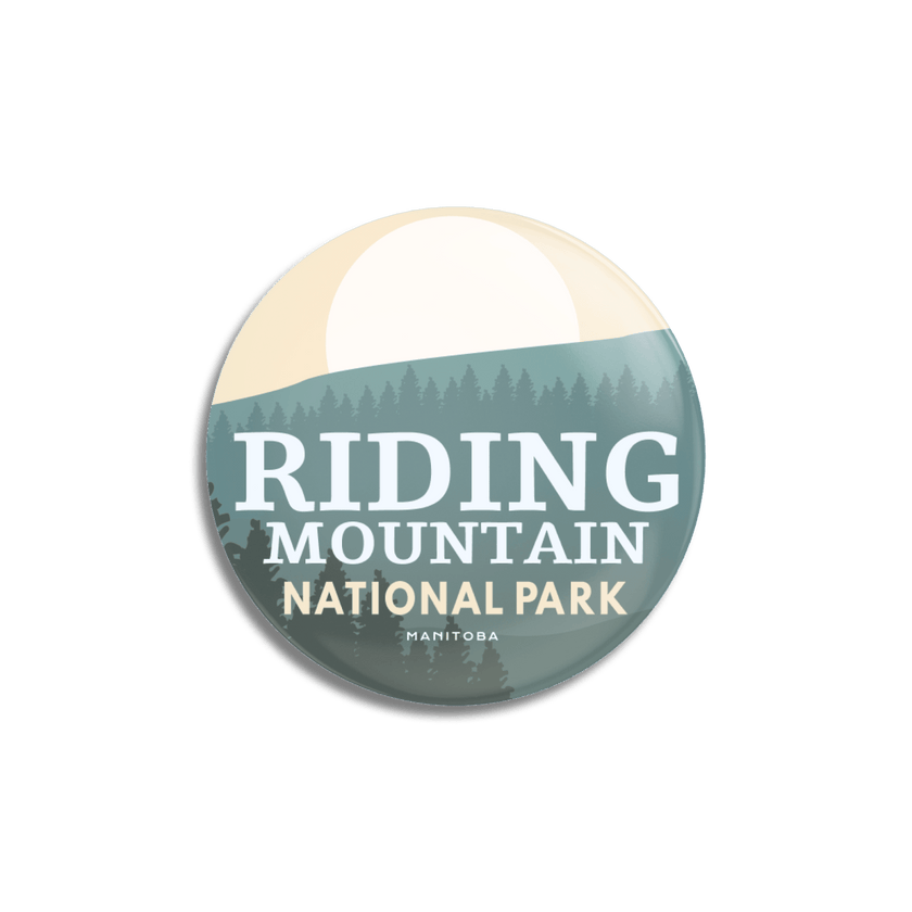 Riding Mountain National Park of Canada Pinback Button, Canada Parks