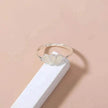 Ring Halloween Light Blue Double Heart-shaped Micro-inlaid Zircon Ring