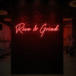 Rise & Grind Neon Sign