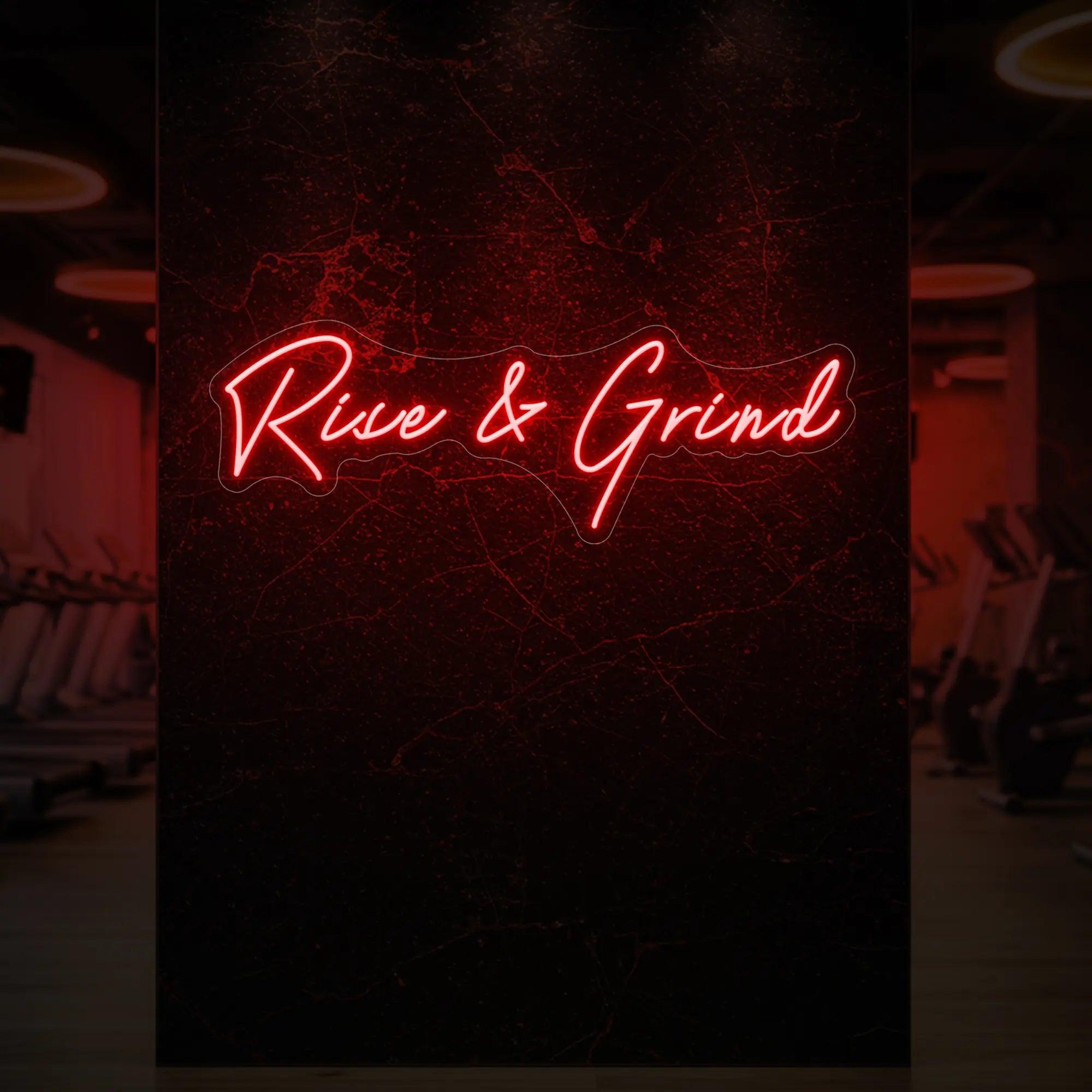 Rise & Grind Neon Sign