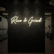 Rise & Grind Neon Sign