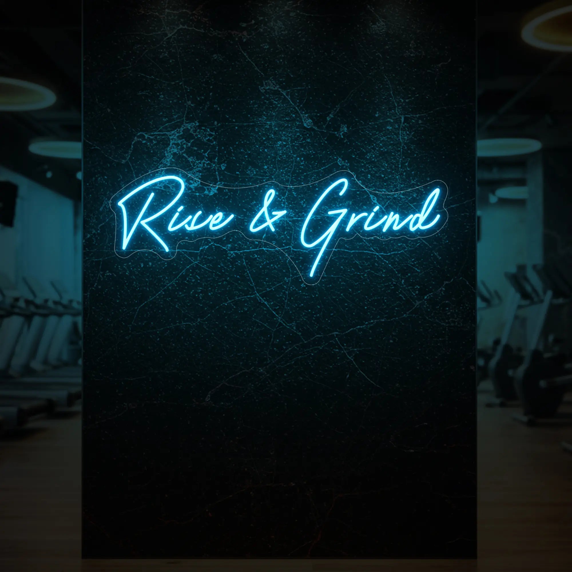 Rise & Grind Neon Sign