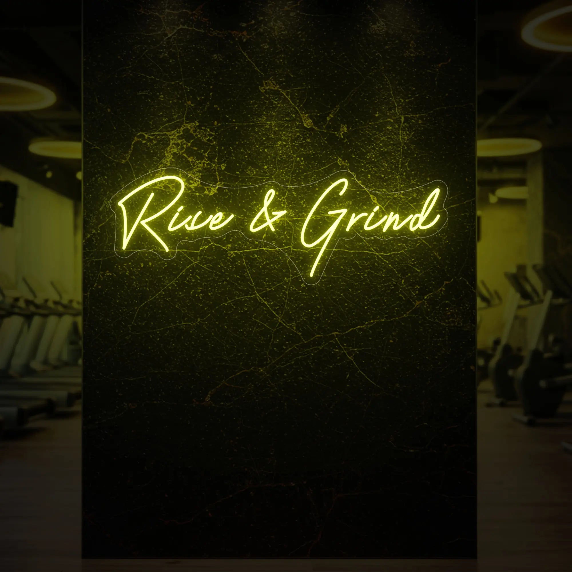 Rise & Grind Neon Sign