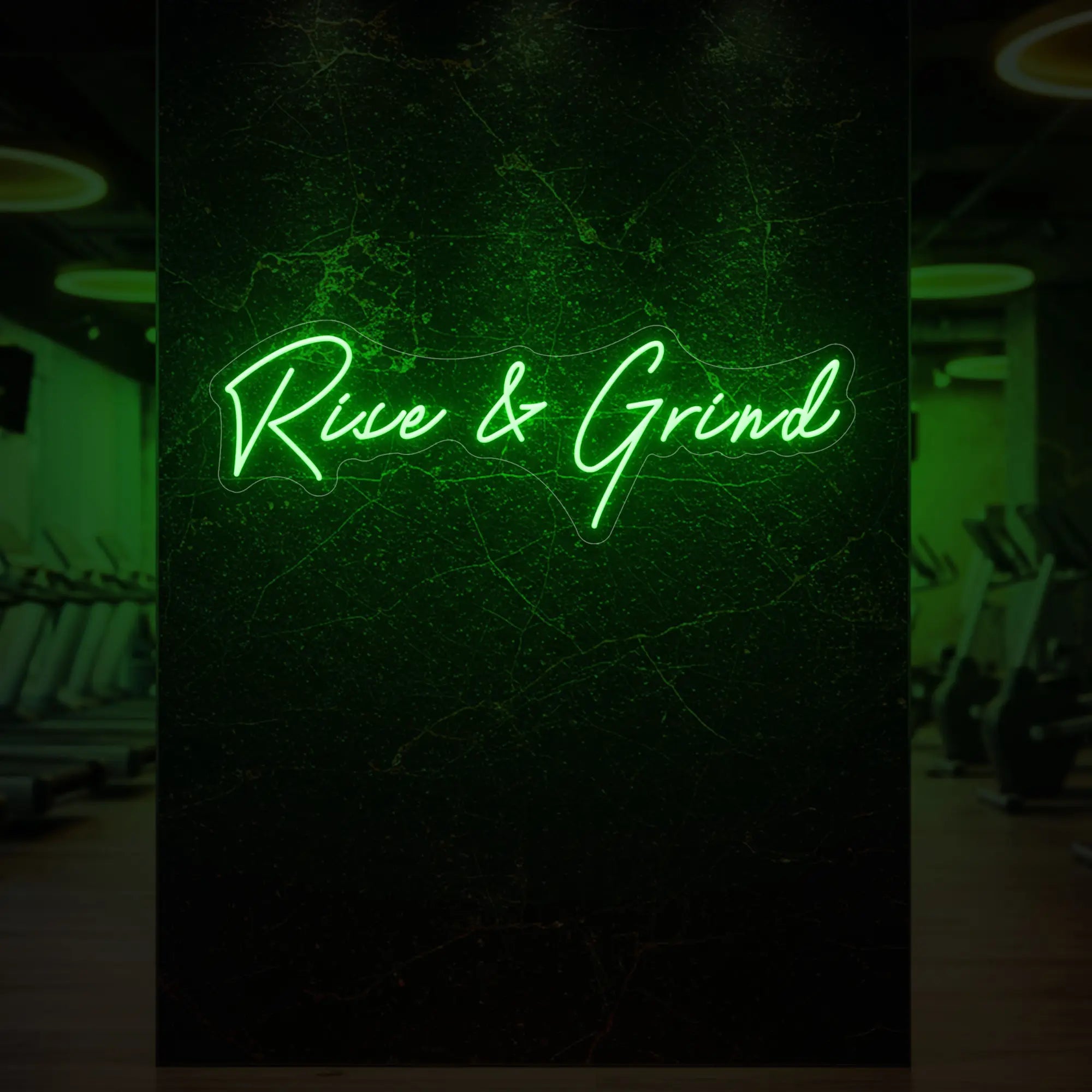 Rise & Grind Neon Sign