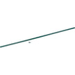 Poteau de rayonnage en fil métallique à revêtement époxy vert haute résistance.