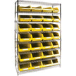 Étagère à grillage robuste avec bacs de rangement, 8 niveaux, 122 cm L x 188 cm H x 46 cm P
