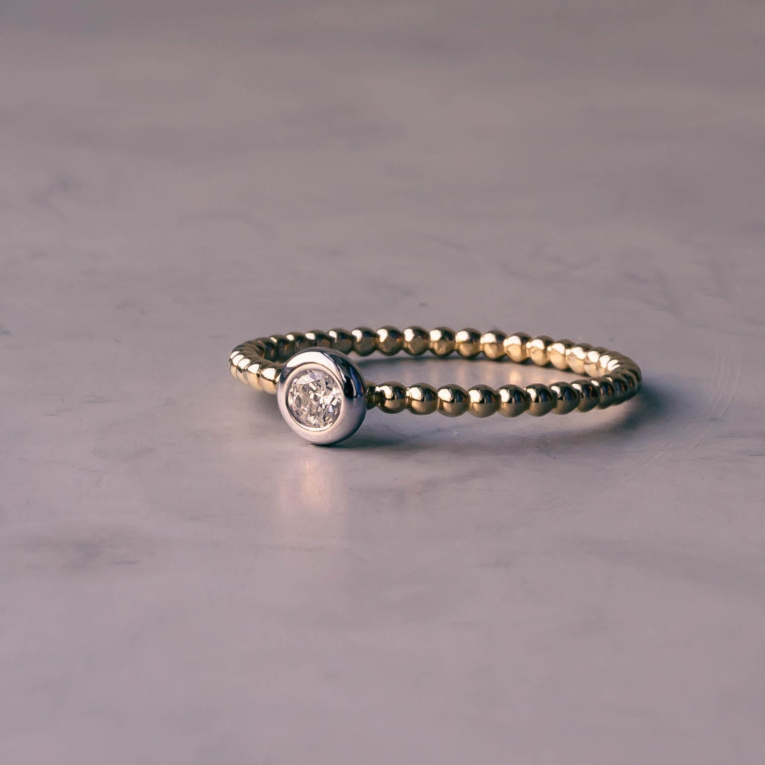 Bague Épure Diamant 0,07 CT