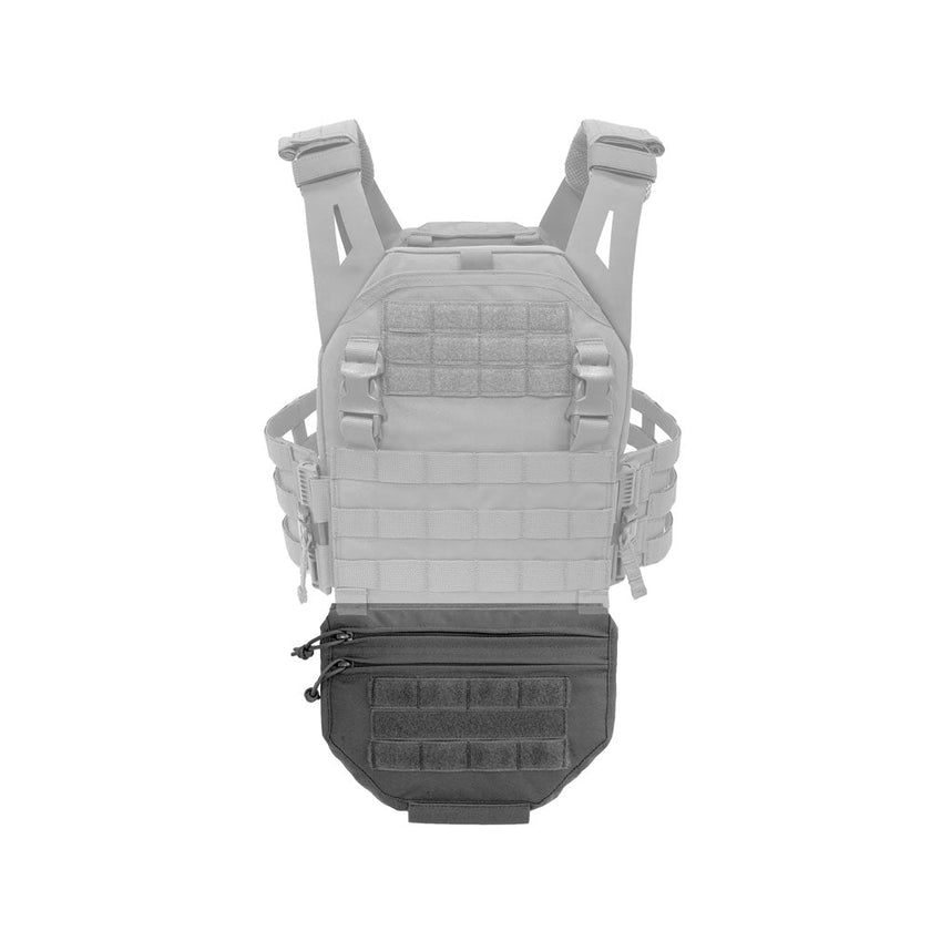 Drop down velcro utility pouch