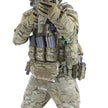 Drop down velcro utility pouch