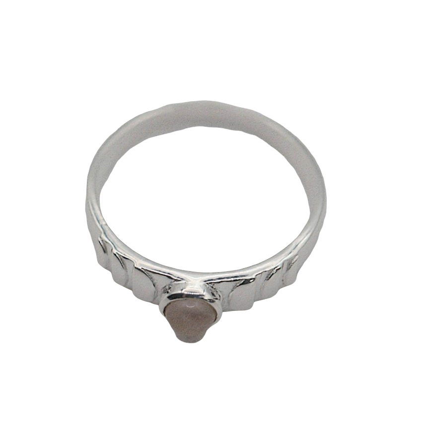 Ring - 925 Sterling Silver - Rond Gemstone