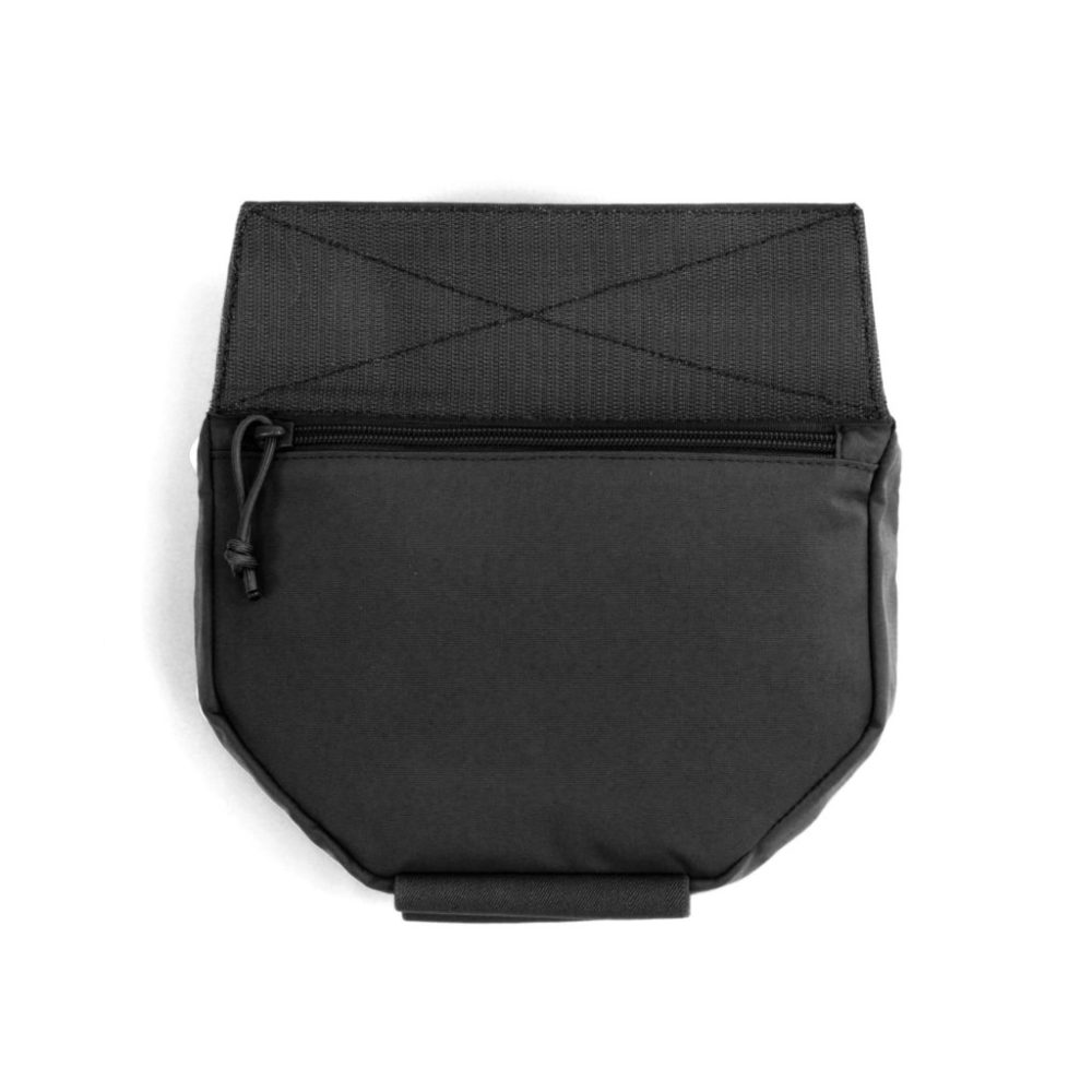 Drop down velcro utility pouch
