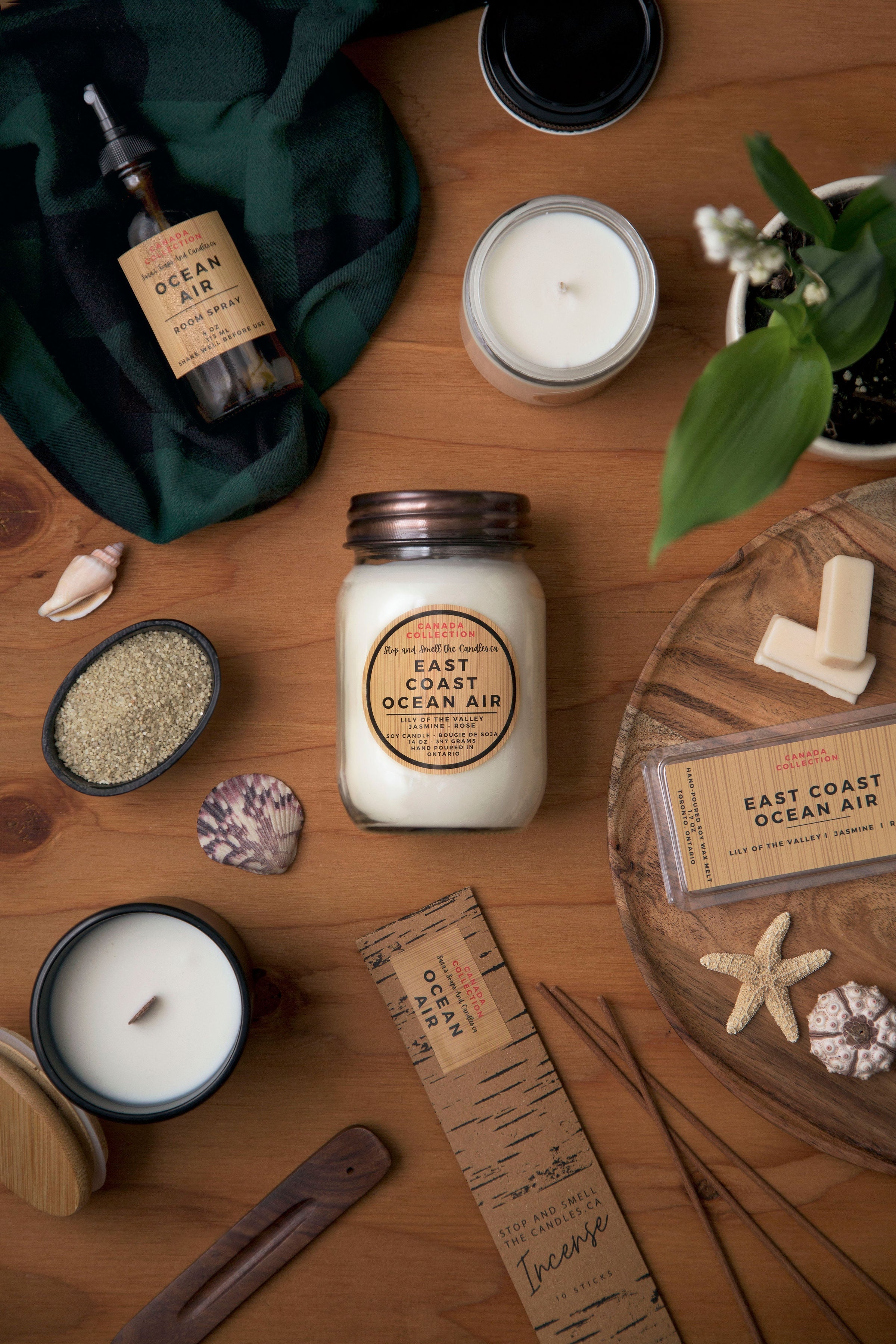 East coast ocean air wood wick