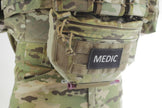 Drop down velcro utility pouch