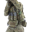 Drop down velcro utility pouch